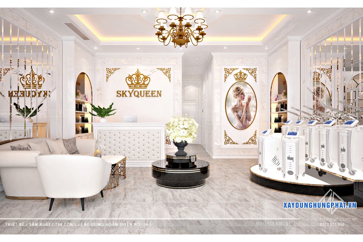 Thiết kế Spa cao cấp Skyqueen